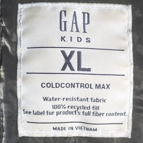 VGUC...GAP Kids ColdControl Max Shine Puffer Jacket Size Girls 12(XL) - Picture 2 of 10